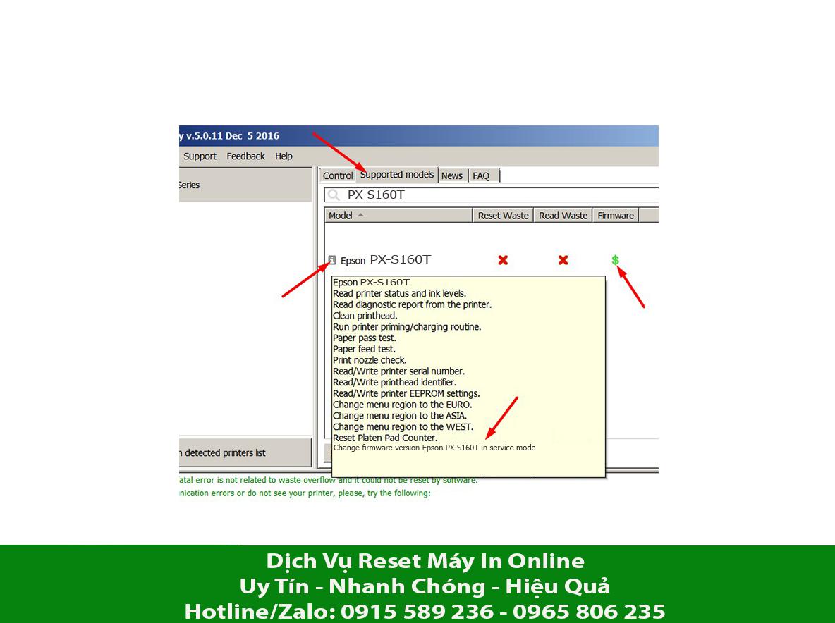 Key Firmware May In Epson PX-S160T Step 1